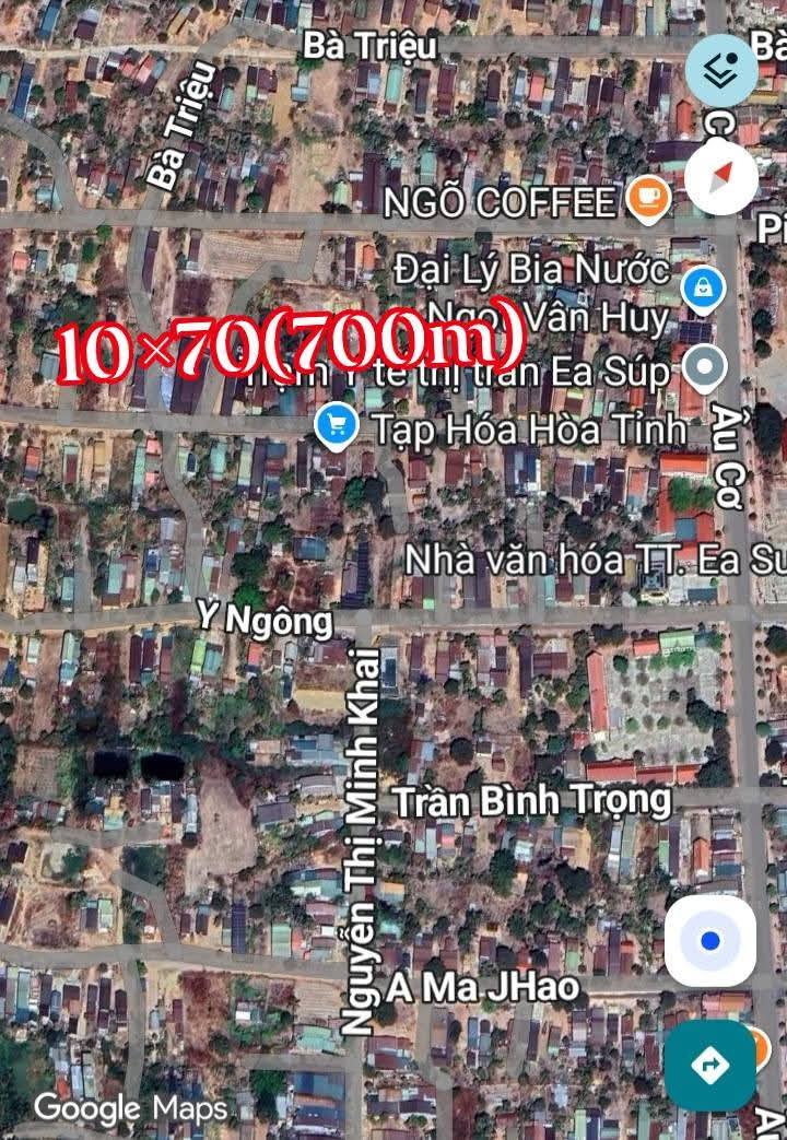 Đất nền chính chủ tại đường Lê Lai, thị trấn Ea Súp, 700m² giá 550 triệu - Cơ hội đầu tư hấp dẫn!
