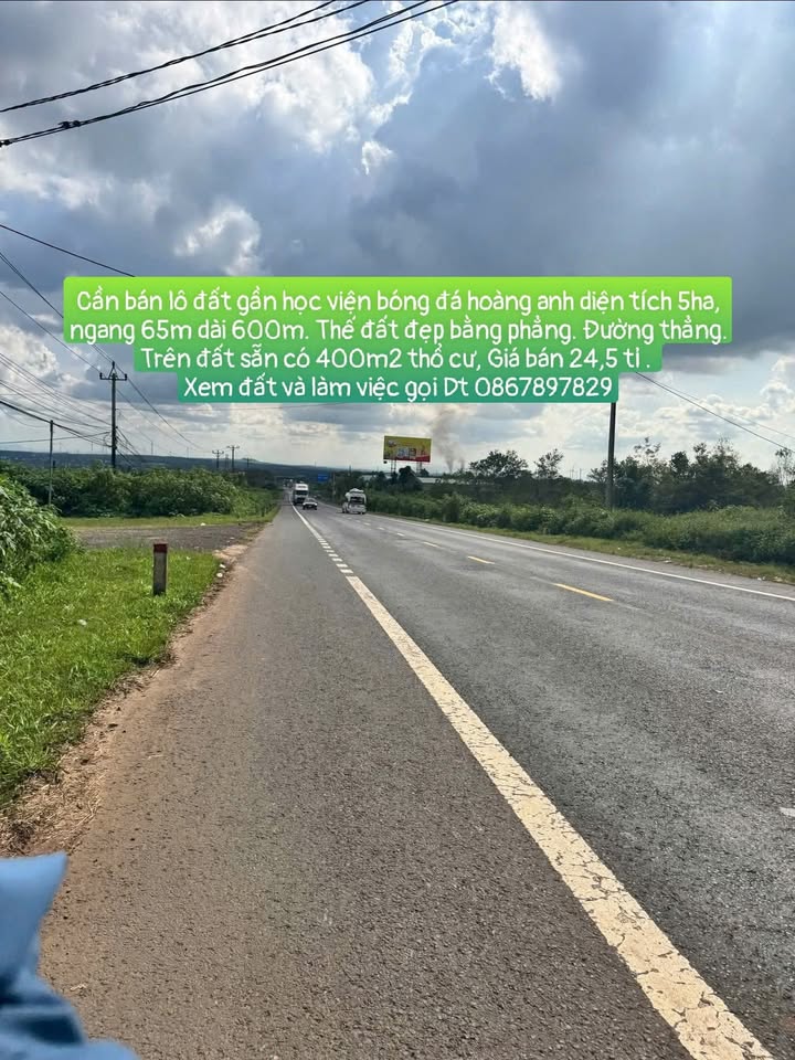 Đất nông nghiệp Đăk Đoa 5ha giá 27.5 tỷ - Thế đất đẹp, giao thông thuận lợi!