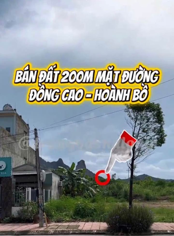 Đất mặt đường Đồng Cao, xã Thống Nhất, Hạ Long - 200m² giá chỉ 2.8 tỷ - Đầu tư sinh lời!