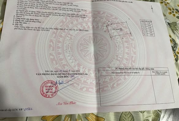 Đất nền Hòa Thuận, Buôn Ma Thuột 60m² giá 1.399 tỷ - Gần chợ, sổ đỏ chính chủ!