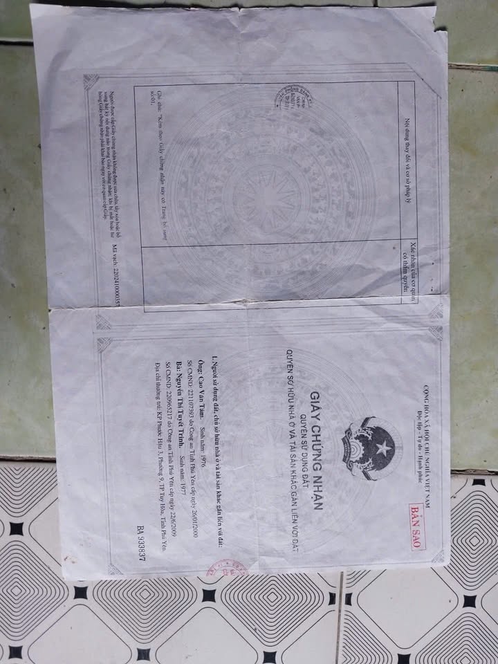 Nhà riêng Phường 9 Tuy Hòa 110m² giá 1.8 tỷ - Cơ hội đầu tư hấp dẫn!