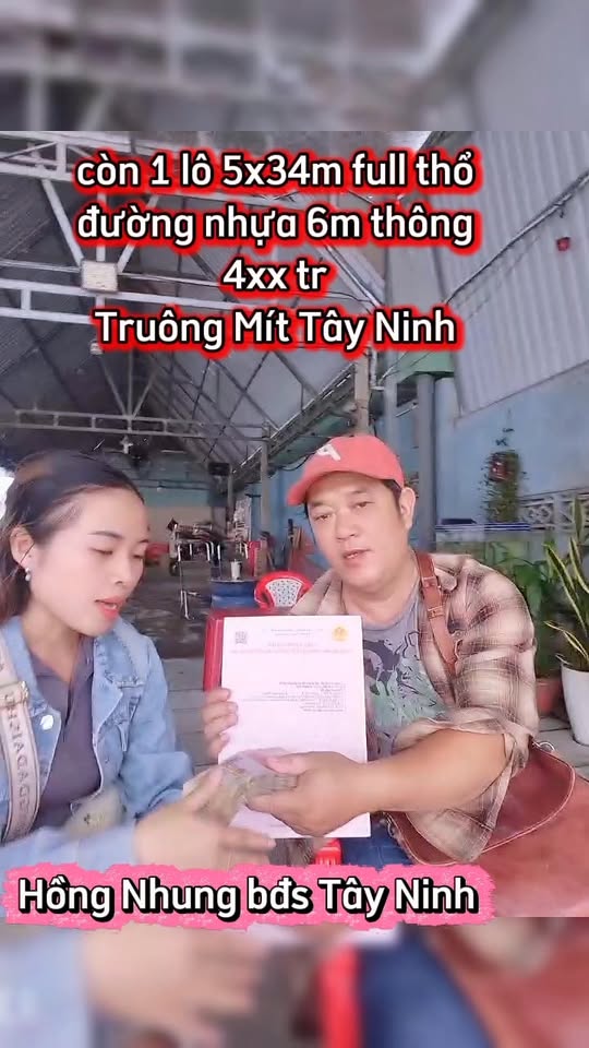 Đất nền Truông Mít Dương Minh Châu 165m² giá 400 triệu - Sổ đỏ chính chủ, giao ngay!