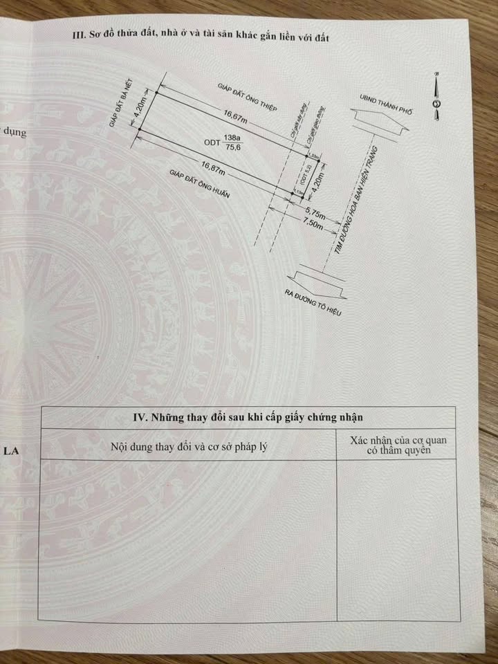 Đất thổ cư Tô Hiệu 75.6m² giá 1.4 tỷ - Kinh doanh thuận lợi!