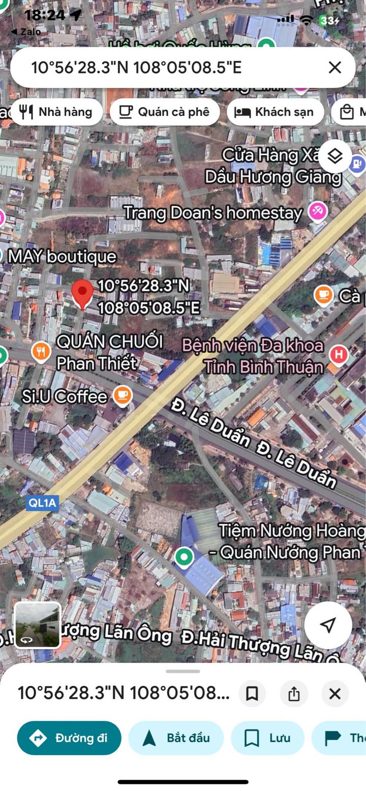 Đất thổ cư Lê Duẩn, Phan Thiết 121m² giá 2.2 tỷ - Đầu tư sinh lời dễ dàng!