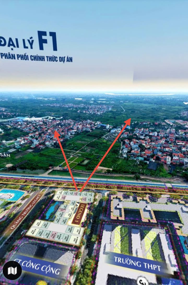 Căn hộ 1N tại Sunshine Legent City Hưng Yên 53,5m² - View sông Hồng thoáng đãng!
