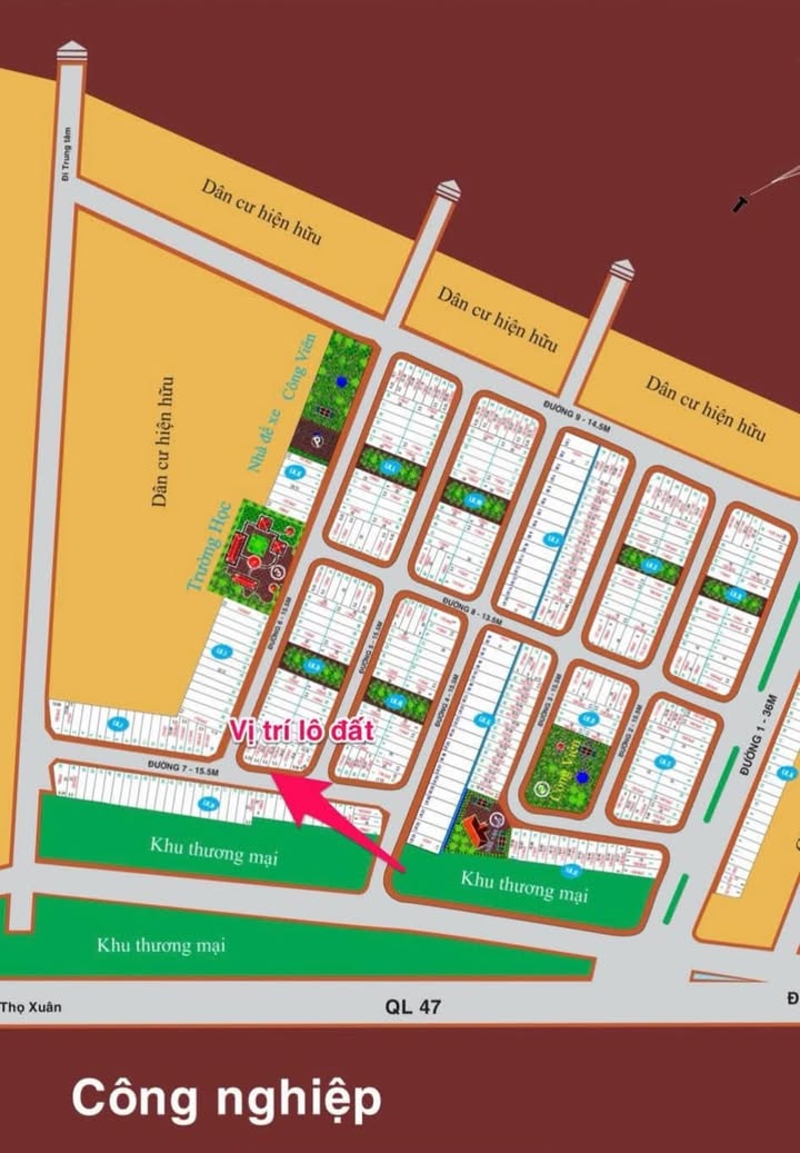 Đất nền Đông Khê, Đông Sơn 116.8m² giá 1.2 tỷ - Vị trí đắc địa gần quốc lộ 47!