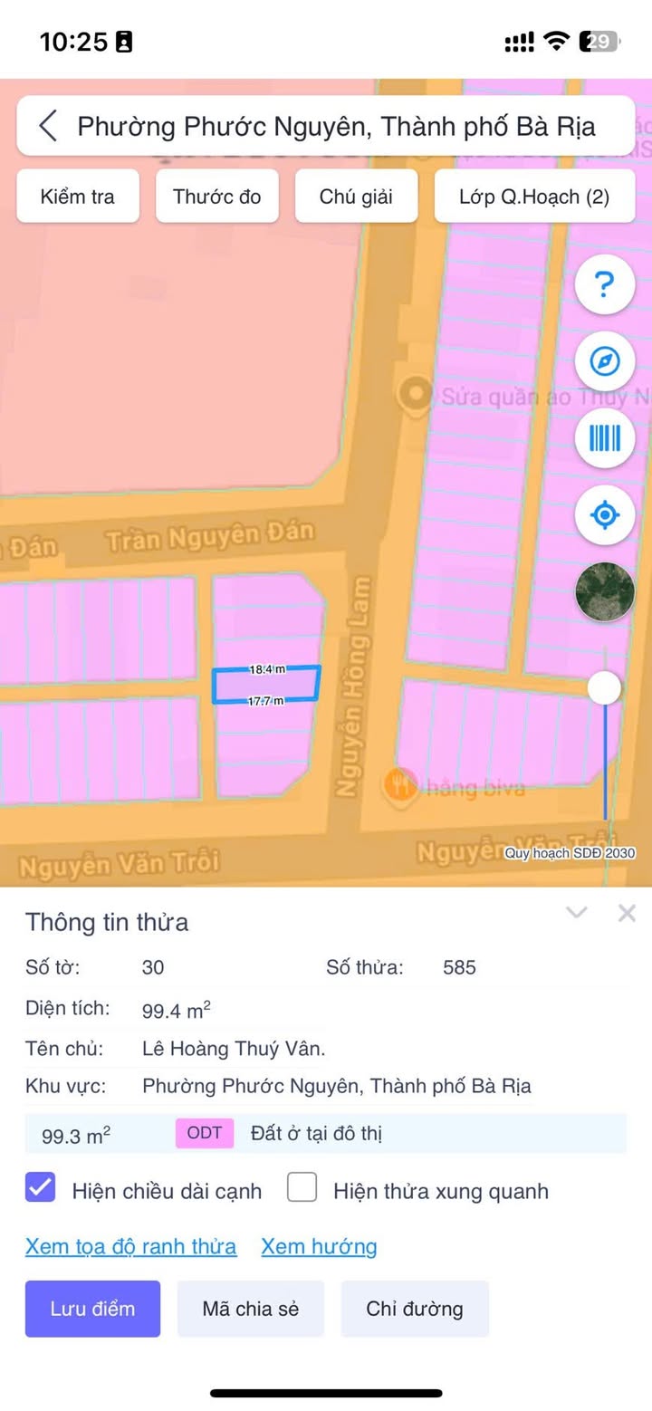 Đất nền khu tái định cư Memory Bà Rịa 90m² giá 4 tỷ - Chính chủ bán nhanh!