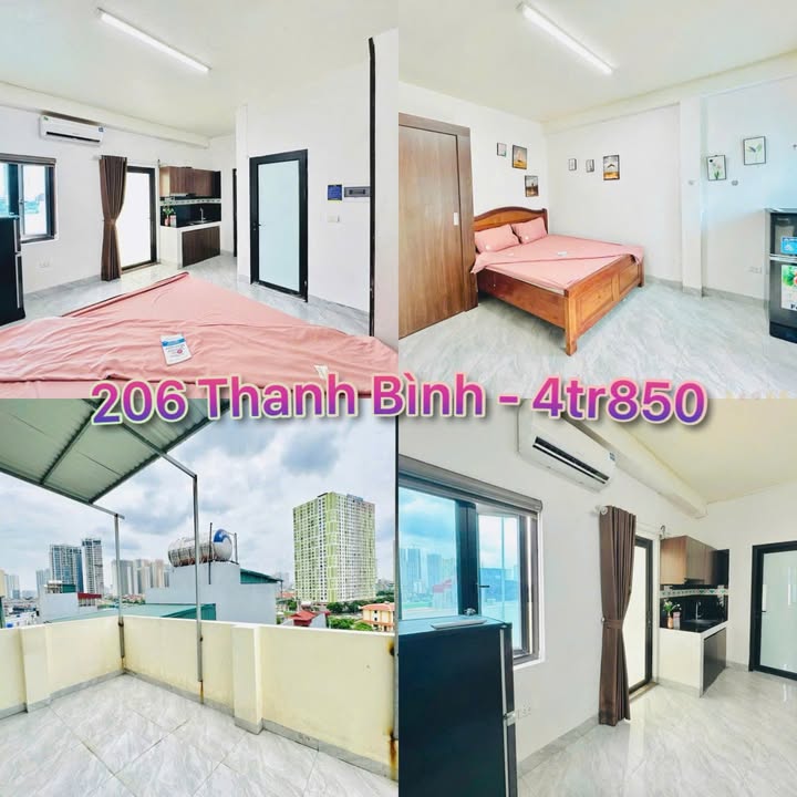Phòng cho thuê tại 206 Thanh Bình, Hà Đông - Giá chỉ 4.45 triệu/tháng!