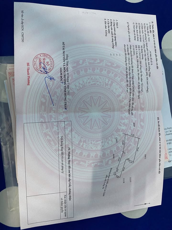 Đất thổ cư 717m² đường Nguyễn Hương, Cao Lãnh - Giá chỉ 2 tỷ, thương lượng ngay!