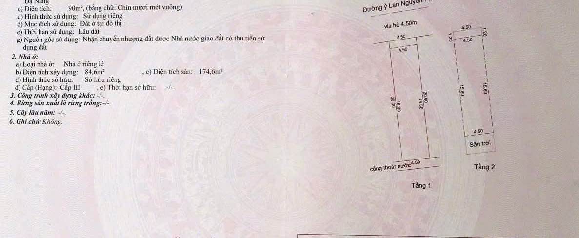 Bán FrontHouse 90m² đường Ỷ Lan Nguyên Phi, Hòa Cường Bắc - Giá 10 tỷ - Dân trí cao!