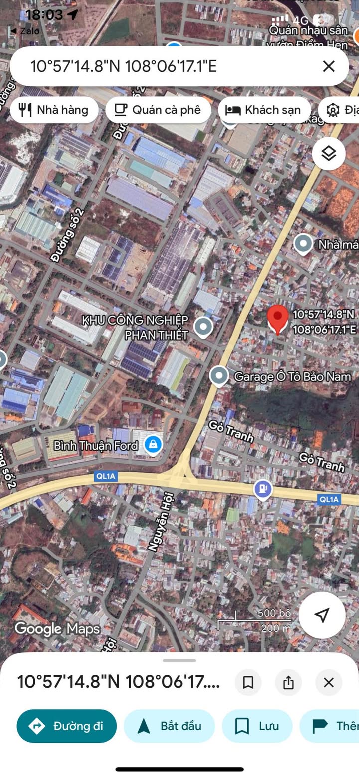 Bán đất thổ cư 100m² xã Hàm Liêm, Bình Thuận - Đối diện KCN Phan Thiết