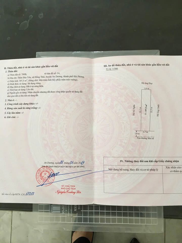 Căn hộ 107m² mặt trục Đào Yêu, quận An Dương, giá 3.15 tỷ - Nở hậu cực đẹp!