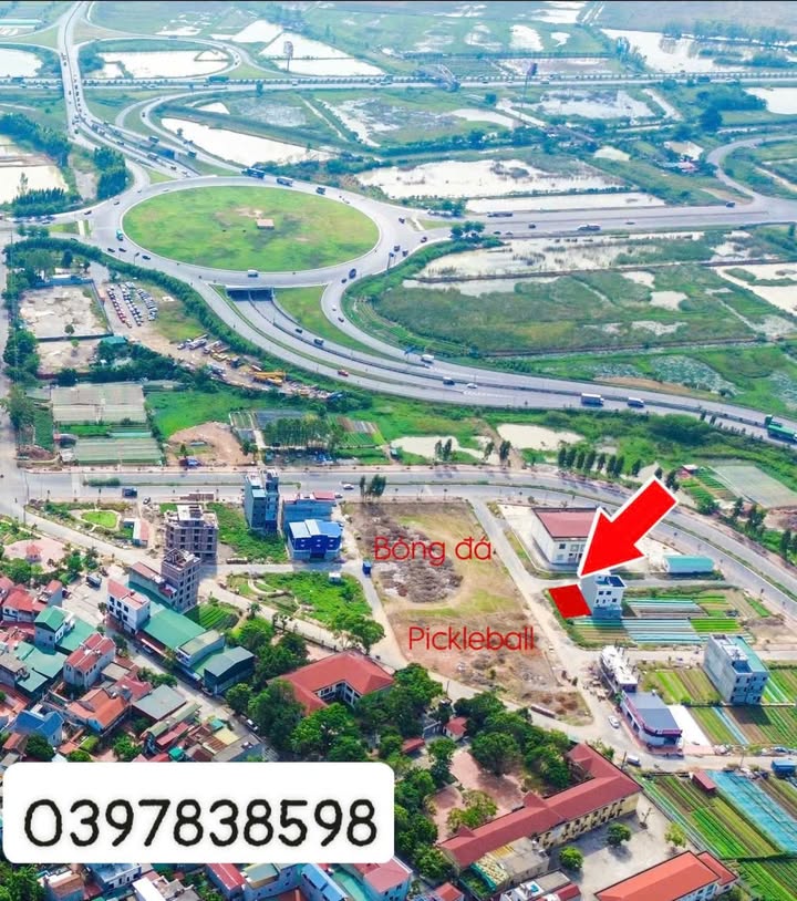 Biệt thự góc Khả Lễ, Võ Cường 136.9m² giá 17 tỷ - View sân Pickleball siêu thoáng!