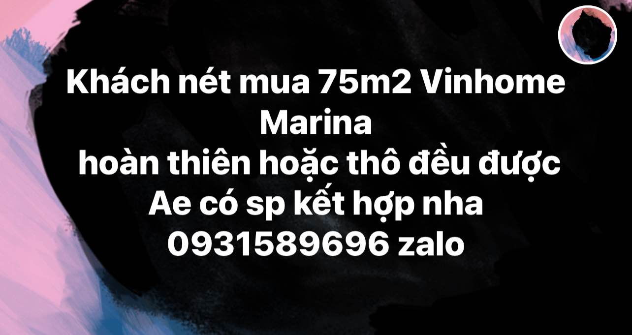 Căn hộ Vinhomes Marina Hải Phòng 75m² - Giá thỏa thuận hấp dẫn!