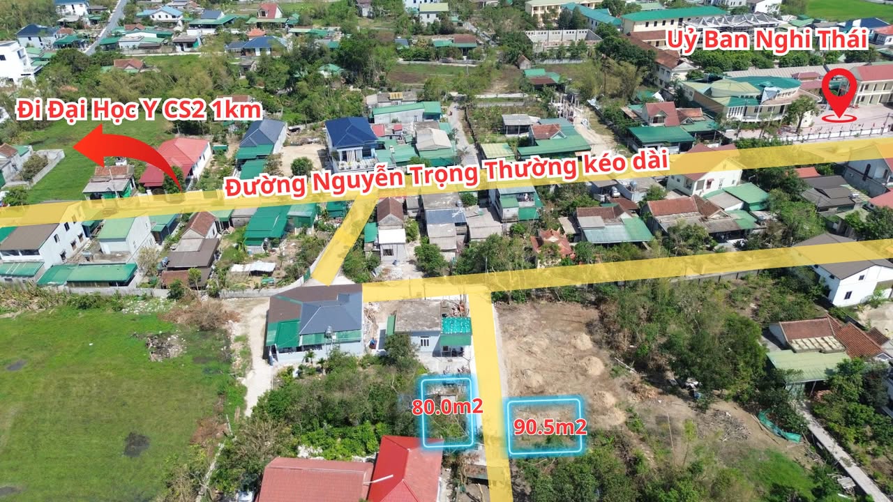 Đất thổ cư Nghi Thái 85m² giá 1 tỷ - Vị trí kết nối thuận tiện!