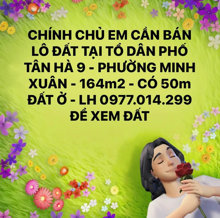 Đất thổ cư Tân Hà 9, Minh Xuân, 164m² - Cơ hội đầu tư sinh lời!