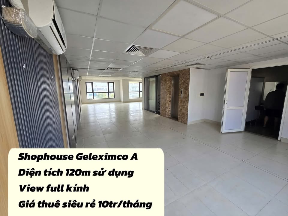 Cho thuê shophouse Geleximco An Khánh 120m² - Không gian linh hoạt, tiện nghi đầy đủ!