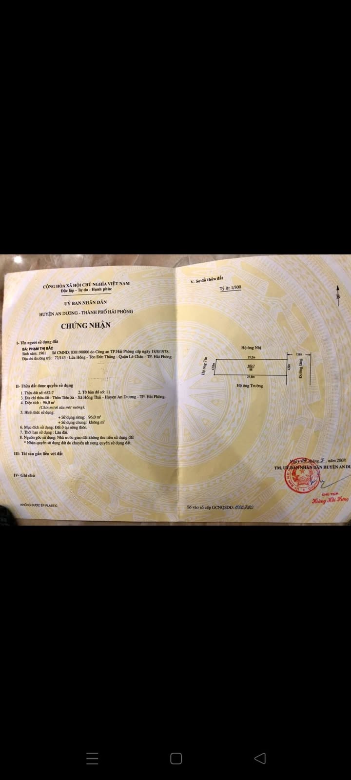 Đất nền Hồng Thái An Dương 96m² giá 2 tỷ - Cơ hội vàng đầu tư!