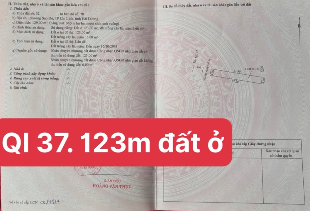 Nhà 3 tầng mặt tiền 4m tại đường Nguyễn Thái Học, Hải Dương - Sổ hồng chính chủ