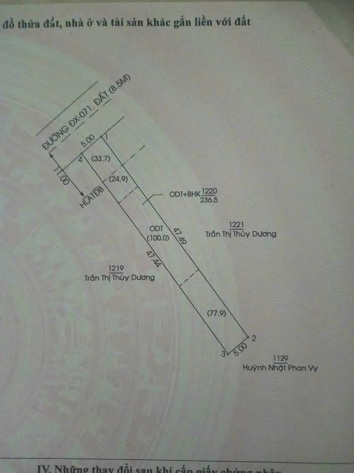 Đất Thổ Cư Phường Chánh Hiệp 70m² giá 2.55 tỷ - Cơ hội đầu tư lý tưởng!