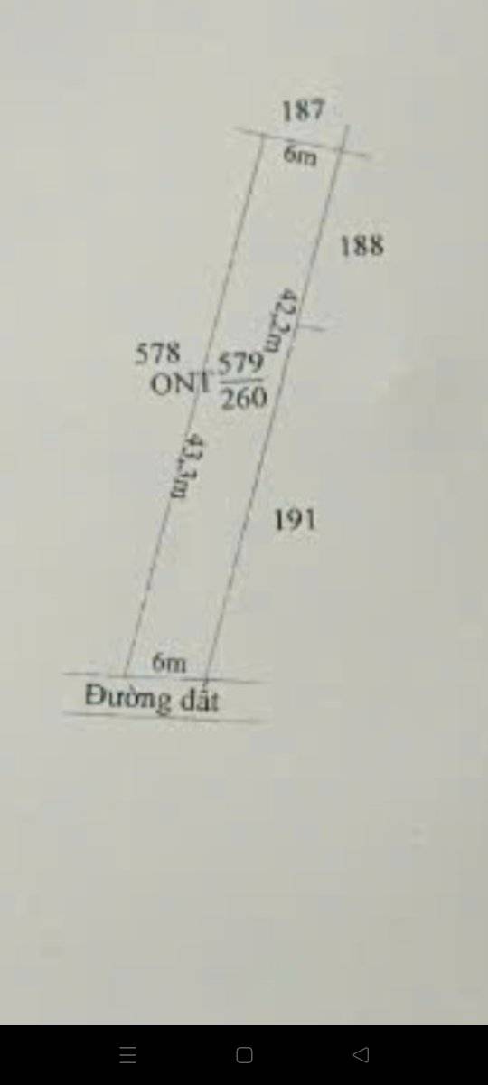 Đất thổ cư 260m² xã Đức Lập Hạ, Đức Hòa - Giá chỉ 1.25 tỷ, đầu tư sinh lời!