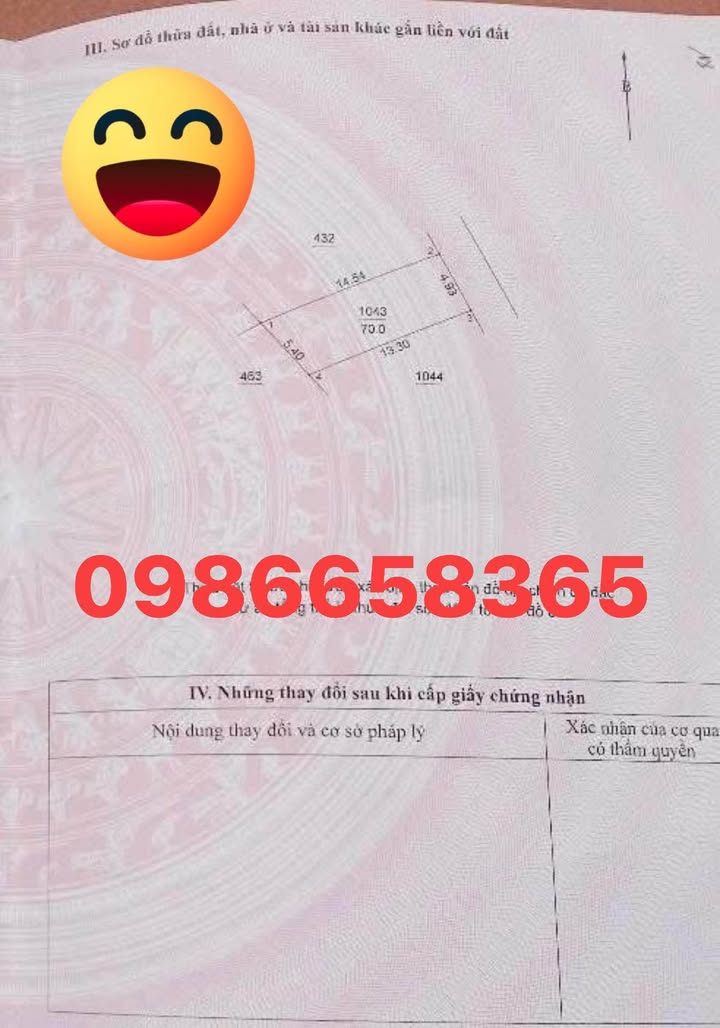 Đất nền Thôn 5 Song Phương, Hoài Đức 70m² giá 70 triệu - Cơ hội đầu tư hiếm có!