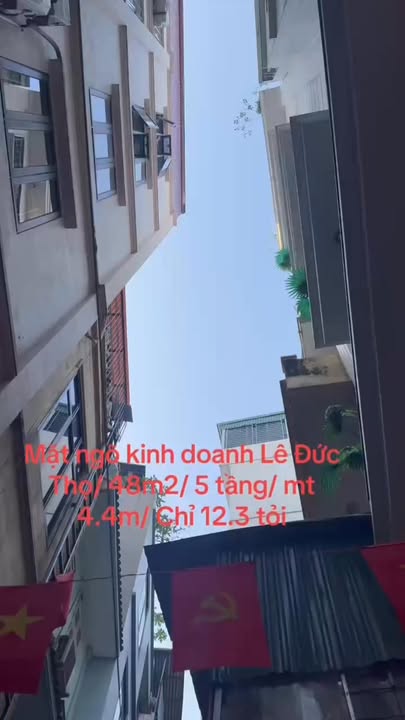 Bán gấp FrontHouse Lê Đức Thọ 48m² giá 12.3 tỷ - Mặt ngõ kinh doanh sầm uất!