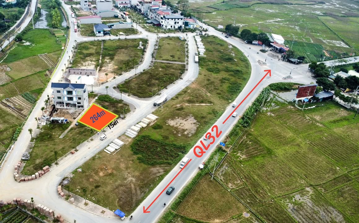 Đất thổ cư Đồng Bảng - Ba Vì 264m² giá chỉ 10.56 tỷ - Cơ hội đầu tư tuyệt vời!