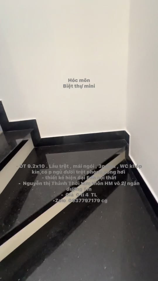 Biệt thự mini Hóc Môn 92m² giá 6.4 tỷ - Thiết kế hiện đại và sang trọng!