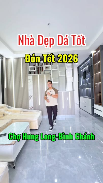Nhà gần chợ Hưng Long, Bình Chánh 86.4m² giá 2.3 tỷ - Chính chủ bán gấp!