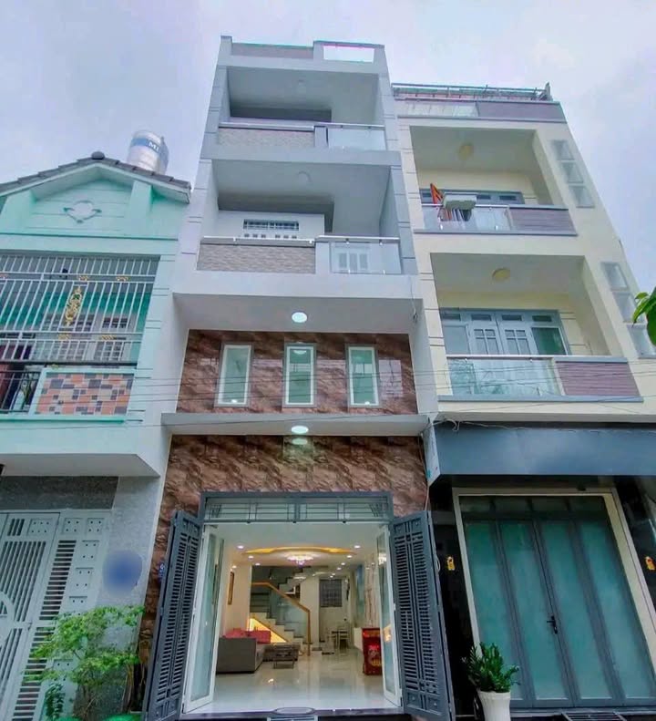 Nhà riêng 4 tầng đường Bùi Tư Toàn, Bình Tân 56m² giá 7.35 tỷ - Hẻm xe hơi, thoáng đãng!