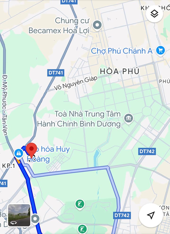 Đất mặt tiền Định Hòa Thủ Dầu Một 832m² giá 8.1 tỷ - Vị trí đẹp, tiện ích xung quanh!