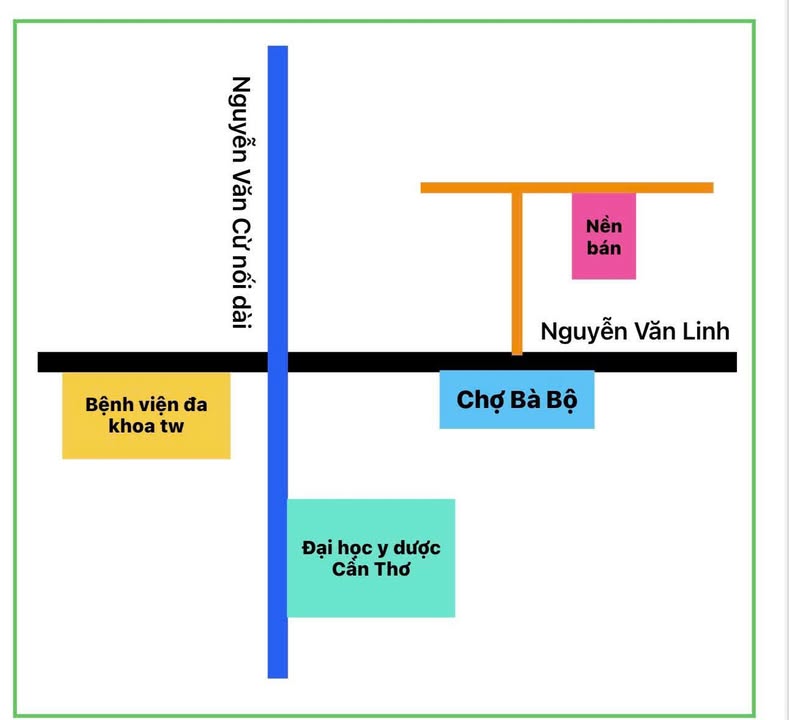 Đất thổ cư 103m² tại KDC Bà Bộ, Cần Thơ - Giá chỉ 2 tỷ, hỗ trợ vay ngân hàng!