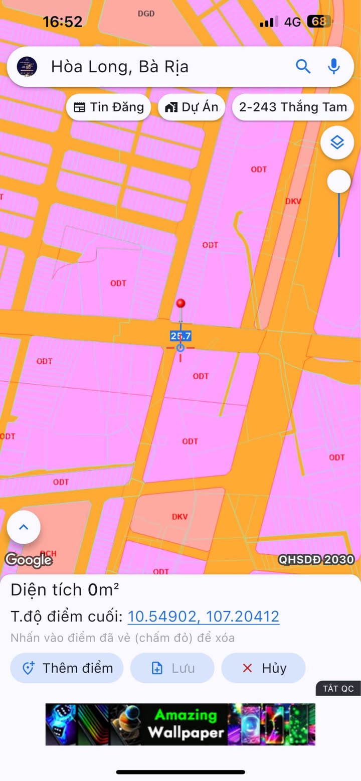 Đất mặt tiền đường số 25 Hòa Long 134m² giá 1.95 tỷ - Đầu tư sinh lời ngay!