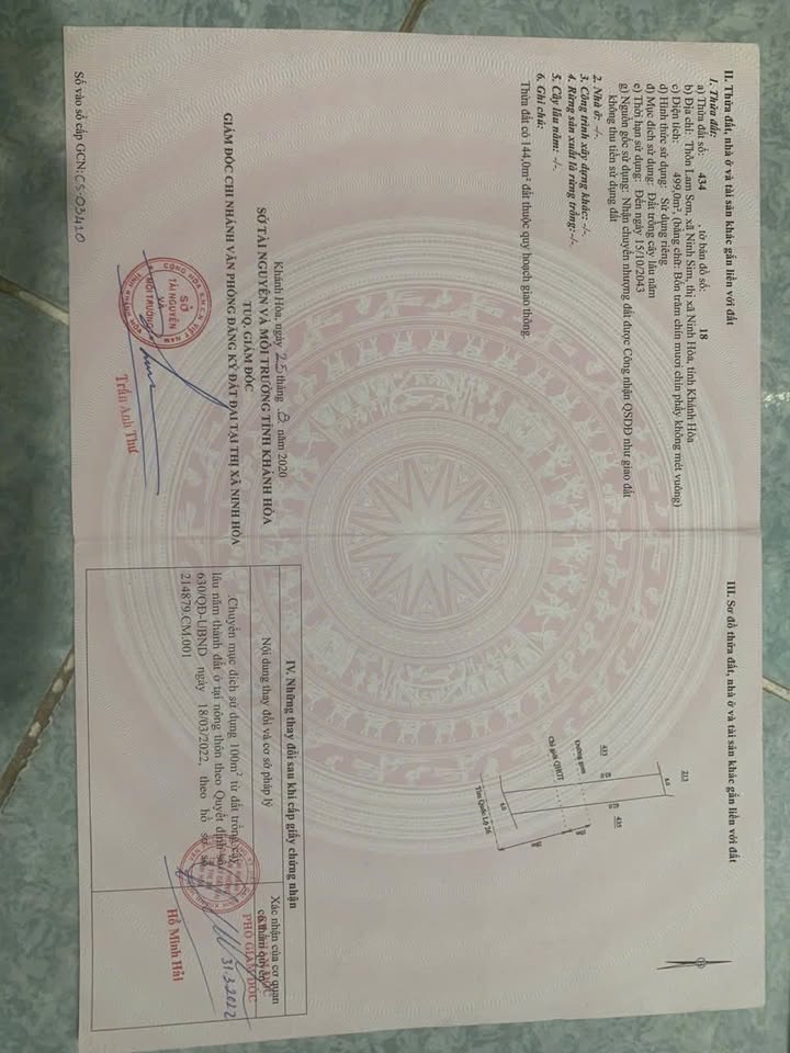 Đất thổ cư 499m² tại Ninh Sim, Ninh Hòa - Mặt tiền quốc lộ 26, cơ hội đầu tư hấp dẫn!