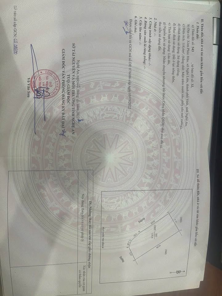 Đất mặt tiền Nghi Liên 116,6m² - Tiềm năng tăng giá mạnh