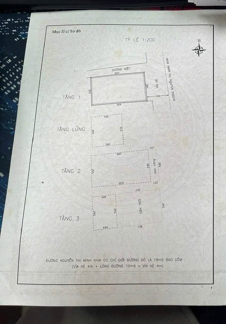 Nhà mặt tiền Nguyễn Thị Minh Khai 60m² giá 16 tỷ - Tiện nghi đầy đủ, vào ở ngay!