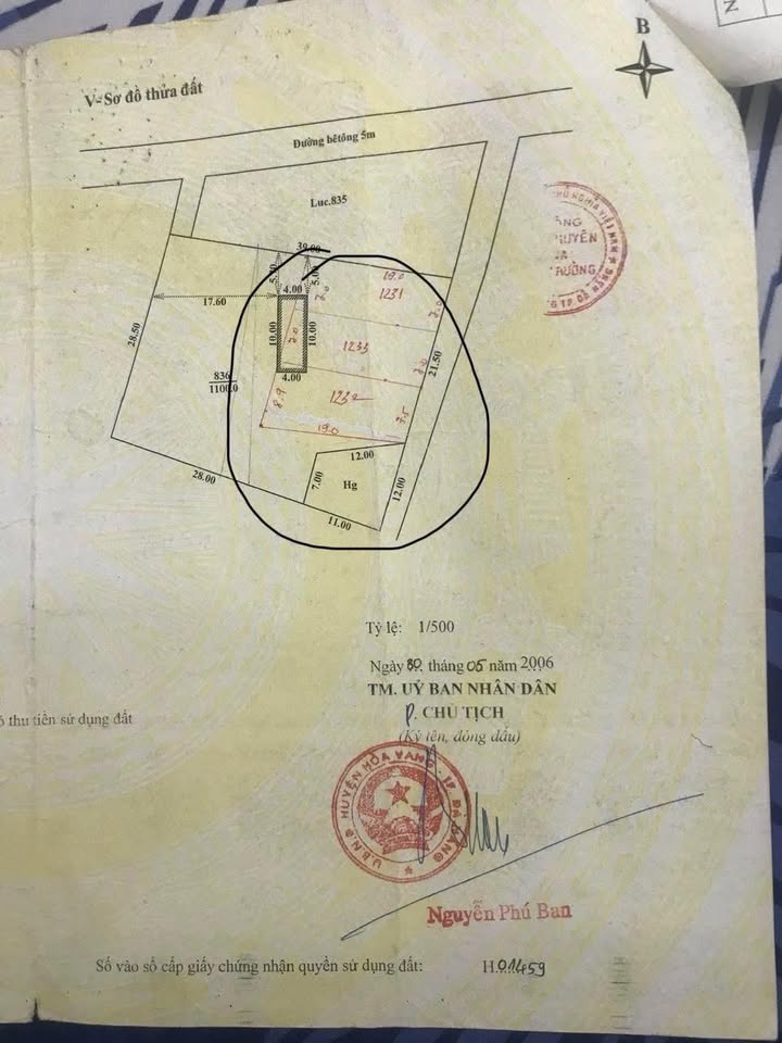 Đất nền Hòa Tiến Đà Nẵng 600m² giá 4.5 tỷ - Pháp lý rõ ràng chính chủ