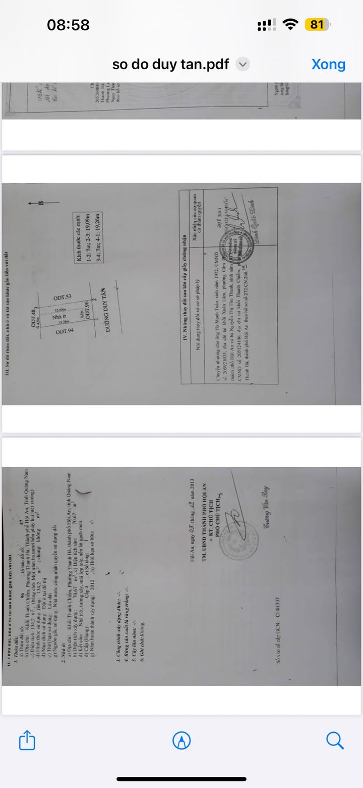 Đất nền mặt tiền đường Duy Tân, Đà Nẵng 134m² giá 4.2 tỷ - Cơ hội đầu tư tuyệt vời!