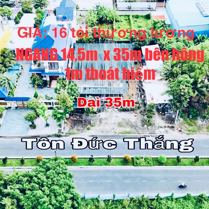 Đất vàng Tôn Đức Thắng Rạch Giá 507.5m² giá 16 tỷ - Cơ hội đầu tư không thể bỏ lỡ!