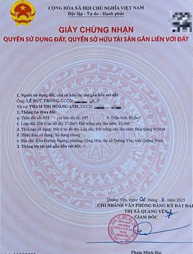 Bán đất Hiệp Hòa - 80m² chỉ 700 triệu - Cơ hội an cư lý tưởng!