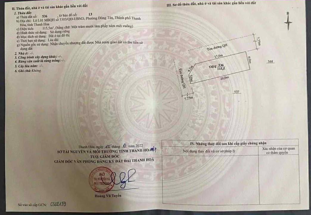 Đất nền Lô góc Đông Tân 115,5m² giá 2 tỷ - Cơ hội đầu tư tuyệt vời!