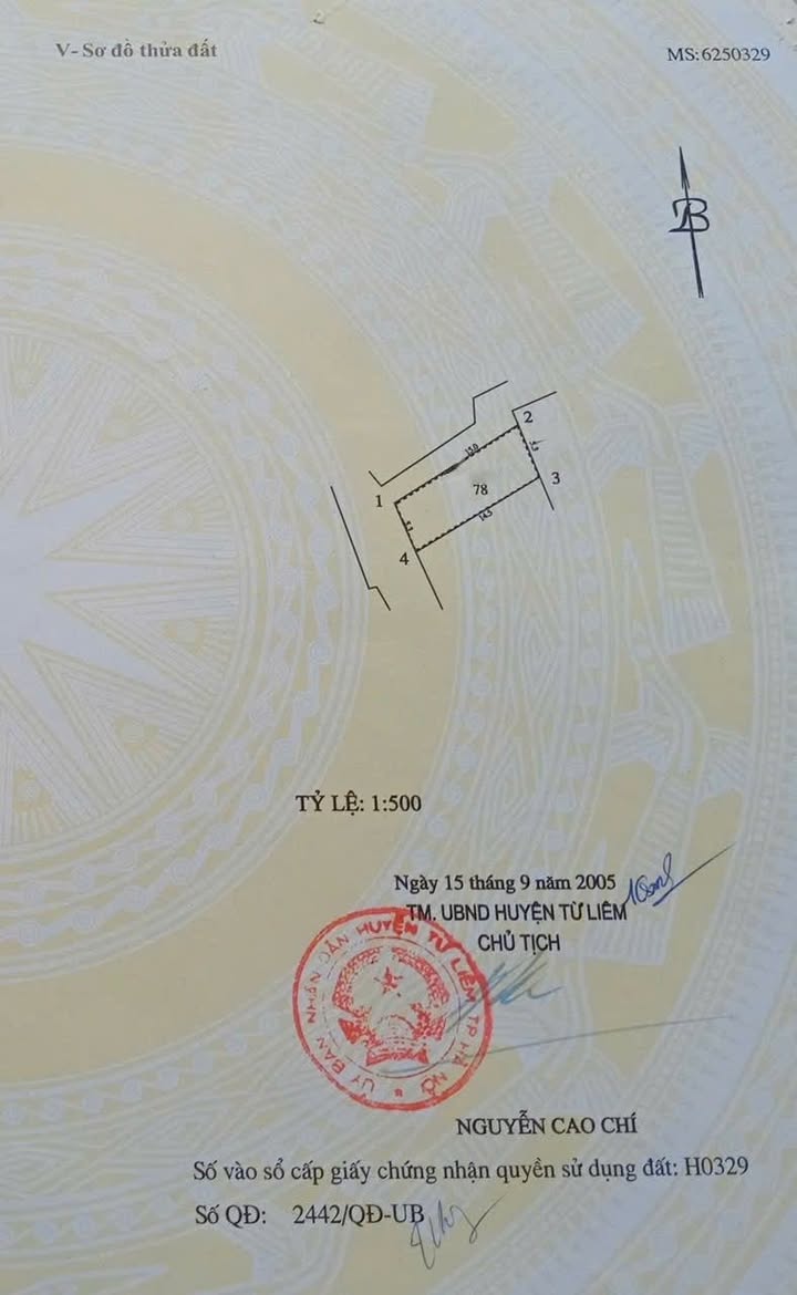 Đất thổ cư Đình Thôn, Mỹ Đình 1 78m² giá 25 tỷ - Cơ hội đầu tư hiếm có!