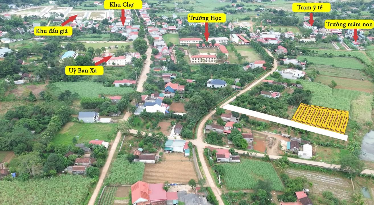 Đất nền xã Thạch Sơn, Thạch Thành, Thanh Hóa 122m² - 160m² giá chỉ từ 2xy/lô!