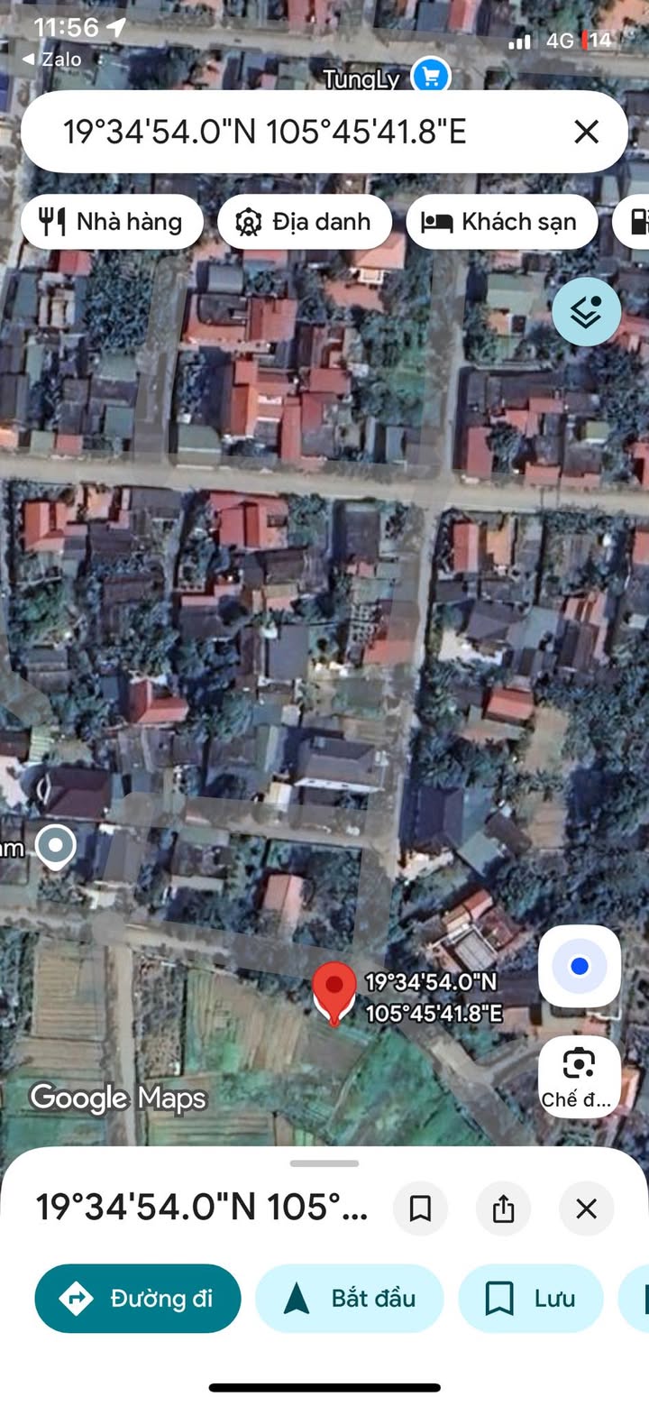 Đất thổ cư phường Ngọc Sơn, Nghi Sơn 199.8m² giá 1.6 tỷ - Đường bê tông 6m, dân cư đông đúc!