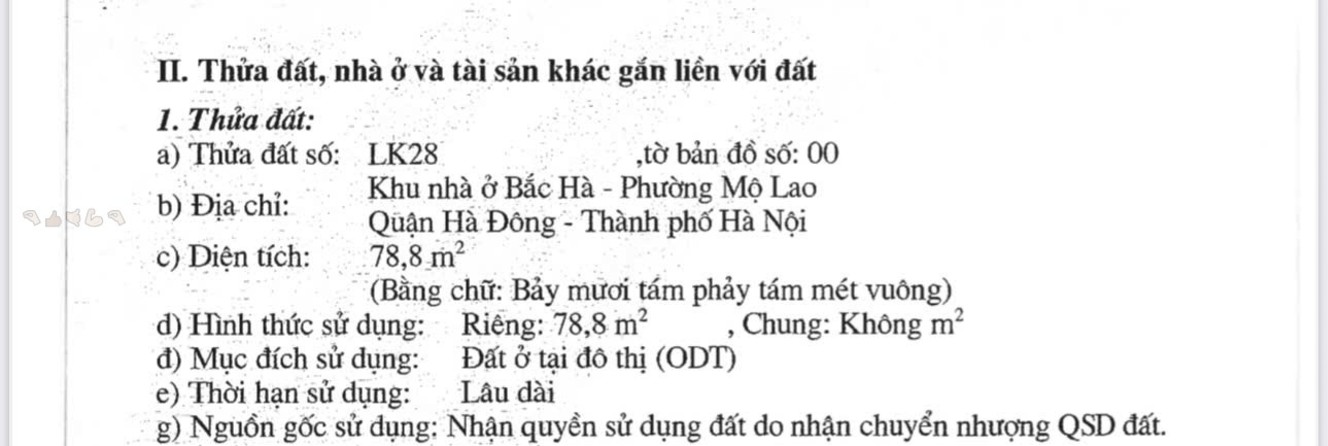 Townhouse Mỗ Lao 79m² giá 21 tỷ - Cơ hội đầu tư sinh lời ngay!