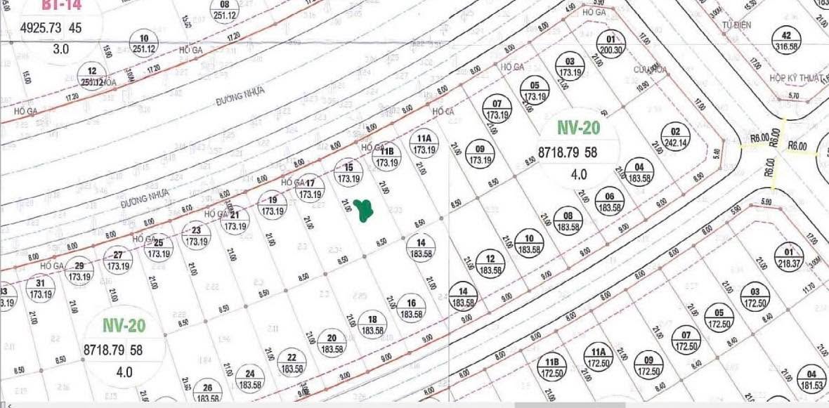 Đất đẹp khu Handico Vinh Tân 173.9m² giá chỉ 40 triệu/m² - Cơ hội đầu tư hấp dẫn!