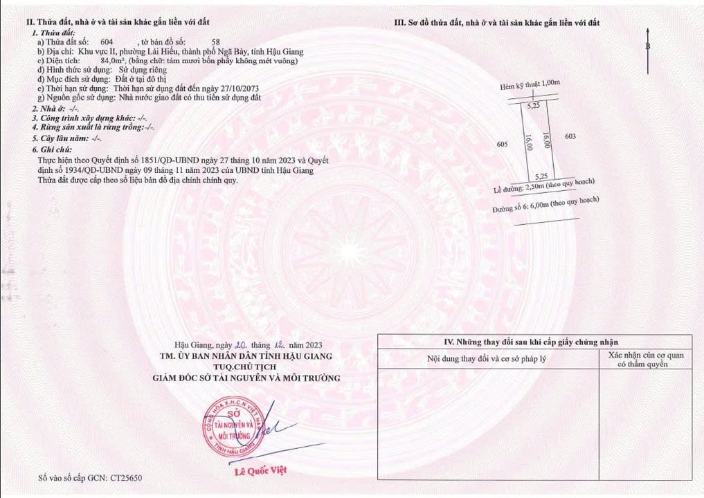 Đất nền Lái Hiếu 84m² giá 1.6 tỷ - Sổ đỏ chính chủ, vị trí đẹp, giảm ngay 200 triệu!