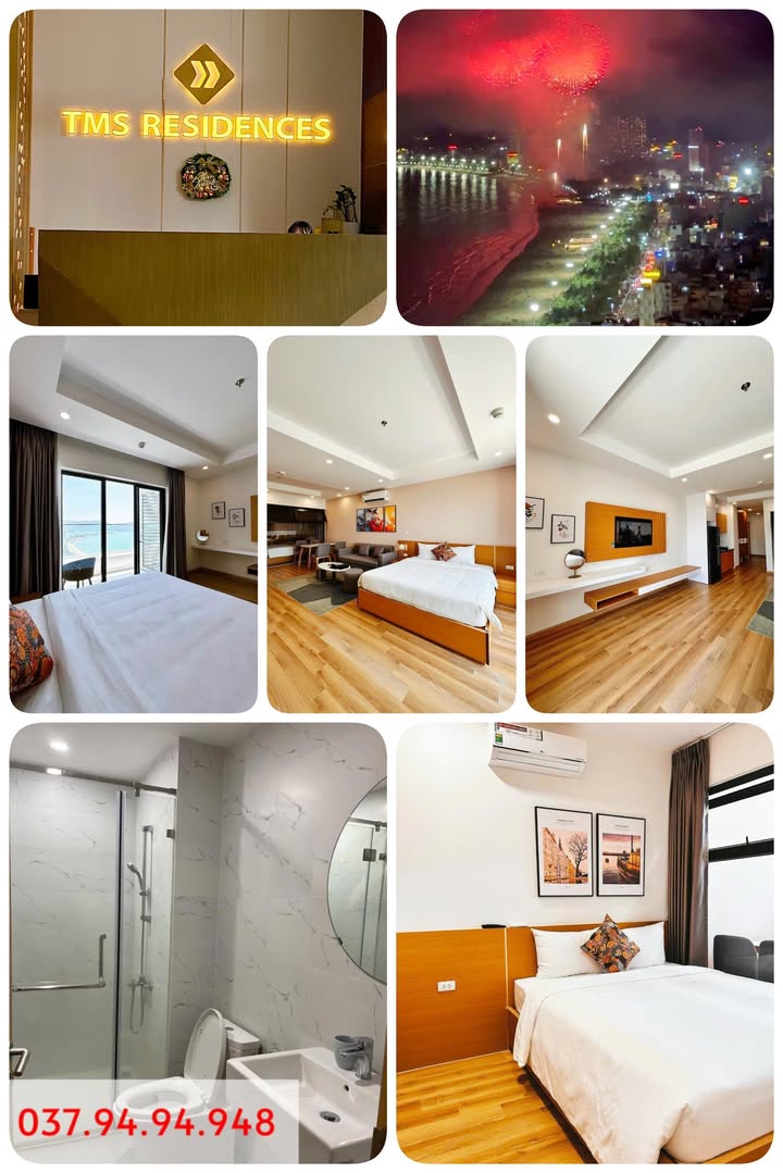 Căn hộ TMS Pullman Quy Nhơn 46m² giá 5 triệu - View biển tuyệt đẹp!