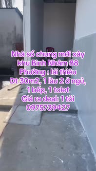 Nhà phố Bình Nhâm 30m² giá 1 tỷ - Hẻm xe hơi, sẵn sàng ở ngay!